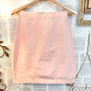 Vintage Denim Pencil Skirt